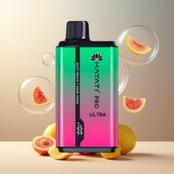 Hayati Pro Ultra 15000 Puffs Norge grossist Eplet Sur & Juicy Peach 2 12ml 2% 49 Smaker