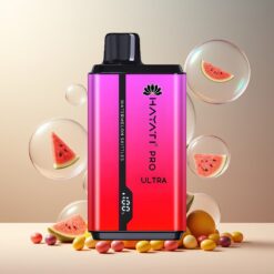 Hayati Pro Ultra 15000+ Puffs Norge grossist Vannmelon Skittles 2 12ml 2% 49 Smaker
