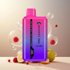Hayati Pro Ultra Norge Grossist 15000+ Puffs Disposable Vape Drupe-Bær Eksplosjon Pære Eple Bringebær