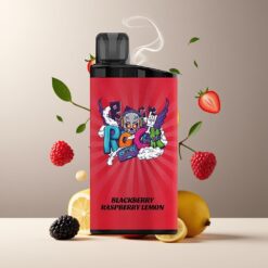 IGET Bar 3500 Puffs Engangs Vape Bjørnebær Bringebær Sitron Norge Grossist – 1400 mAh, 1.2 Ohm Mesh Coil, PC+ALU