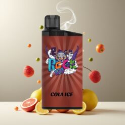 IGET Bar 3500 Puffs Engangs Vape Cola Is Norge Grossist – 1400 mAh, 1.2 Ohm Mesh Coil