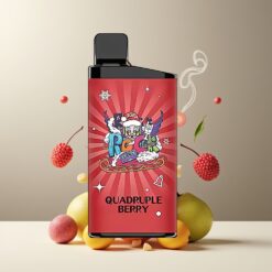 IGET Bar 3500 Puffs Engangs Vape Firedobbel Bær Norge Grossist – 1400 mAh, 1.2 Ohm Mesh, 78g