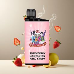 IGET Bar 3500 Puffs Engangs Vape Jordbær Vannmelon Hard Candy – 1400 mAh, 1.2 Ohm Mesh Coil, Norge grossist