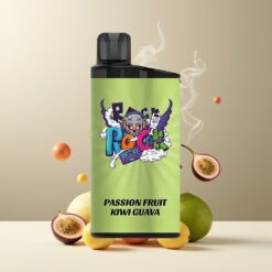 IGET Bar 3500 Puffs Engangs Vape Pasjonsfruk Kiwi Guava Norge grossist – 1400 mAh, 1.2 Ohm Mesh Coil, 78g