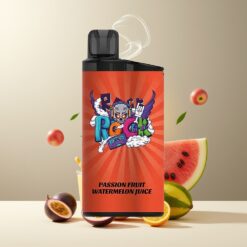 IGET Bar 3500 Puffs Engangs Vape Passionsfrukt Vannmelon Norge Grossist – 1,2 Ohm Mesh Coil, 1400 mAh, 78g