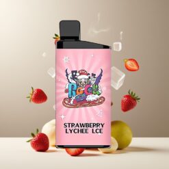IGET Bar 3500 Puffs Engangsvaper Jordbær Lychee Is Norge Grossist – 1400 mAh, 1.2 Ohm Mesh Coil, 78g