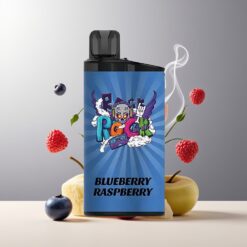 IGET Bar 3500 Puffs Norge grossist Engangs Vape Blåbær Bringebær – 1400 mAh, 1.2 Ohm Mesh Coil, 78g