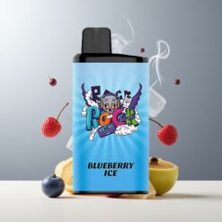 IGET Bar Pro 10000 Puffs Norge Grossist Disposable Vape Blåbær Is (44.1x22.5x96.5 mm, 2000 mAh, 1.2 Ohm Mesh Coil)
