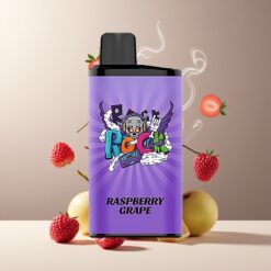 IGET Bar Pro 10000 Puffs Norge Grossist Engangs Vape Bringebær Drue – 2000 mAh, 1.2 Ohm Mesh Coil