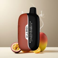 IGET Moon K5000 Norge Grossist – 5000 Puffs, Passionsfrukt & Mango Smoothie, 81.5 g, PC-materiale, Mesh Coil 1.35 Ohm, 49.5x25.3x99.4 mm