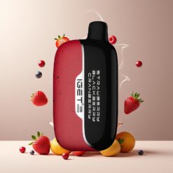 IGET Moon K5000 Puffs Engangs Vape Jordbær Bjørnebær Tranebær Norge Grossist – 81.5 g, 5000 Puffs, PC, 1.35 Ohm, 49.5x25.3x99.4 mm