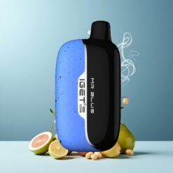 IGET Moon K5000 Puffs Engangs Vape Mr Blå Norge Grossist – 5000 Puffs, 81.5 g, PC, 1.35 Ohm Mesh Coil, 49.5x25.3x99.4 mm