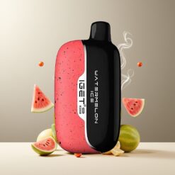 IGET Moon K5000 Puffs Engangs Vape Vannmelon Is Norge Grossist – 5000 Puffs, PC, 1.35 Ohm Mesh Coil, 81.5g, 49.5x25.3x99.4 mm