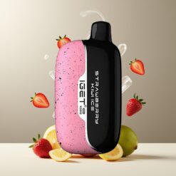 IGET Moon K5000 Puffs Engangsdamp Norge Grossist – Jordbær Kiwi Is (81,5 g, 5000 Puff, PC, 1,35 Ohm Mesh Coil, 49,5x25,3x99,4 mm)