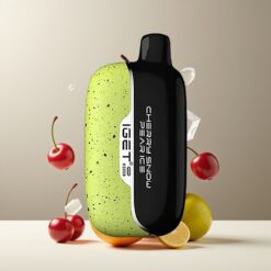 IGET Moon K5000 Puffs Norge Grossist Engangs Vape Kirsebær Snøpære Is (81.5g, 5000 Puffs, PC, 1.35 Ohm Mesh, 49.5x25.3x99.4 mm)