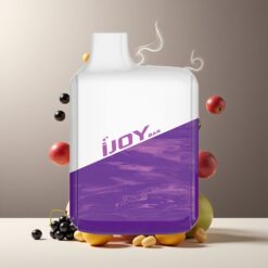IJOY Bar 600 Puffs Engangs Vape Svart Solbær Drue Norge Grossist – 500mAh, 1.2 Ohm Mesh Coil, 2ml/4ml