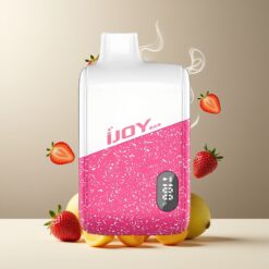 IJOY Bar IC8000 Engangs Vape Jordbær Mango Norge Grossist – 8000 Puff, 18ml, 5% Nikotin, Type-C Lading
