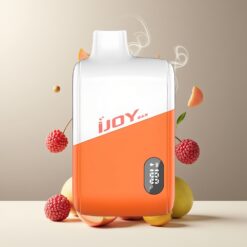 IJOY Bar IC8000 Engangsvaper Fersken/Blåbær Norge Grossist – 8000 Puff, 18ml, 5% Nikotin, Type-C-lading