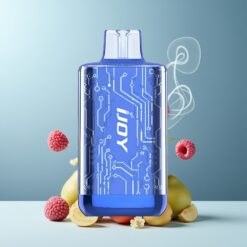 IJOY CYBER 5000 Puffs Engangsvaper Blå Bringebær Norge Grossist – 13ml, 550mAh, Type-C, 50mg/30mg