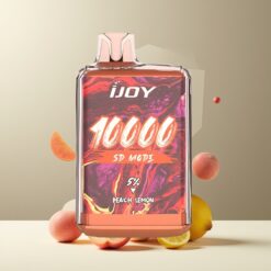 IJOY SD10000 Disposable Vape Fersken Sitron Norge grossist – 10000 Puffs, 20ml, 5% Nikotin, Type-C-lading