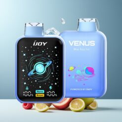 IJOY VENUS 25000 Puffs Engangsvaper Norge Grossist – Blå Bringebær Is – 20ML, 900 mAh, TYPE-C