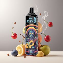 JNR Alien 10000 Puffs Norge Grossist – Blåbær/Kirsebær/Tranebær – 850mAh, 20ml, Type-C, RGB