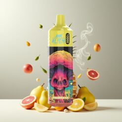 JNR Alien 10000 Puffs Norge Grossist Disposable Vape Ananas Is – 850mAh, Type-C, RGB LED