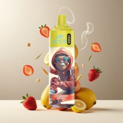 JNR Alien 10000 Puffs Norge Grossist – Jordbær Banan, 850mAh, Type-C, RGB
