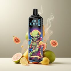 JNR Alien 10000 Puffs Norge grossist Disposable Vape Guava Is med 850mAh, Type-C, RGB