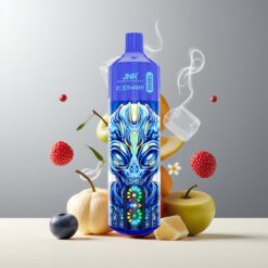 JNR Alien Max 18000 Puffs Norge Grossist – Blåbær På Is, Smart LED, Dual Mesh, Type-C, 28ml