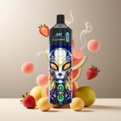 JNR Alien Max 18000 Puffs Norge Grossist – Jordbær Vannmelon Tyggegummi, Smart LED, Dual Mesh Coil, 28ml, Type-C