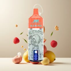 JNR Alien Pod 13000 Puffs Norge Grossist – Hvit Fersken Razz (850mAh, 20ml, Type-C) 10PK
