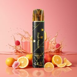 JNR Black&Golden 800 Puffs Norge grossist Disposable Vape Fersken (Peach) 2ml 2% Nikotin TPD-sertifisert