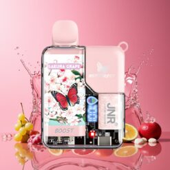 JNR Butterfly 8500 Puffs Engangs Vape Sakura Druer Norge Grossist – 15ml, 1200mAh, 1.0ohm Mesh, Digital Display