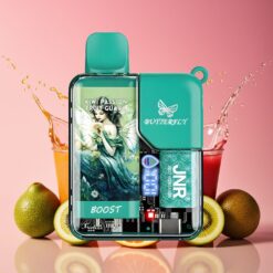JNR Butterfly 8500 Puffs Engangsvape Kiwi Passionsfrukt Guava Norge Grossist – 15ml, 1200mAh, Digital Display