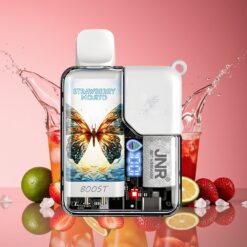 JNR Butterfly 8500 Puffs Norge Grossist Disposable Vape Jordbær Mojito – 15ml, 1200mAh, Digital Display