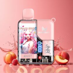 JNR Butterfly 8500 Puffs Norge Grossist Engangs Epen Fersken Bær (1200mAh, 15ml, 1.0ohm Mesh)