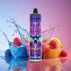 JNR Calavera 11000 Puffs Norge Grossist Blå Bringebær Kirsebær Disposable Vape med Type-C-lading, 850 mAh, 21ml