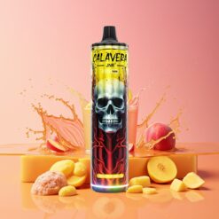 JNR Calavera 11000 Puffs Norge Grossist Disposable Vape Fersken Mango – Type-C, 850mAh, 21ml, 1.0ohm