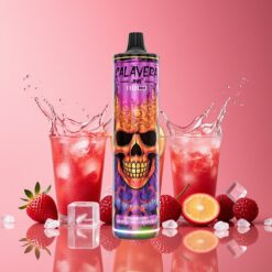 JNR Calavera 11000 Puffs Norge Grossist Disposable Vape Jordbær Bringebær Kirsebær Is – Type-C, 850mAh, 21ml, 1.0ohm