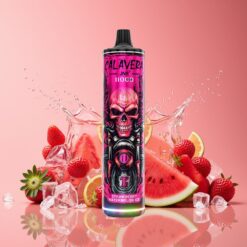 JNR Calavera 11000 Puffs Norge Grossist Disposable Vape Jordbær Vannmelon Is (Type-C, 850mAh, 21ml, 1.0ohm)