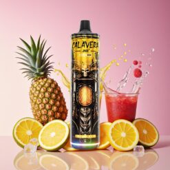 JNR Calavera 11000 Puffs Norge grossist – Ananas Is (Type-C, 850mAh, 21ml, 1.0ohm)