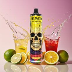 JNR Calavera Norge Grossist 11000 Puffs Engangs Vape Sitron & Lime 21ml 850mAh Type-C