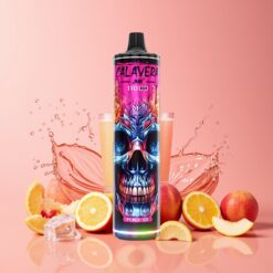 JNR Calavera Norge grossist 11000 Puffs Engangs Vape Fersken Is – Type-C, 850mAh, 21ml, 1.0ohm Mesh