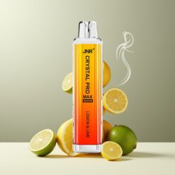 JNR Crystal Pro Max 5000 Puffs Norge Grossist – Sitron & Lime – 12ml E-liquid, 1400mAh, 1.0ohm Mesh Coil