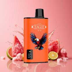 JNR EAGLE Smart 23000 Puffs Norge Grossist Disposable Vape Vannmelon Tyggegummi med Digital Skjerm, 1.0ohm Mesh Coil & Justerbar Luftstrøm