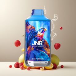JNR Falcon 16000 Puffs Norge Grossist – Blandede Bær (850mAh, 22ml, Dual Mesh, Type C/Lightning, Smart LED, 0%/2%)