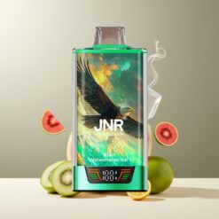 JNR Falcon Pro 28000 Norge Grossist Disposable Vape Kiwi Vannmelon Is – 30ml, 5% Nikotin, 28000 Puff, USB-C, Smart Display