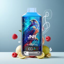 JNR Falcon X 18000 Puffs Norge Grossist Engangs Vape Blå Bringebær Is (750mAh, 24ml, Dual Mesh Coil, Type-C)
