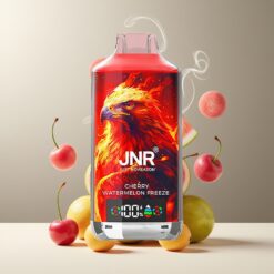 JNR Falcon X 18000 Puffs Norge grossist – Kirsebær Vannmelon Frost (750mAh, 24ml, Dual Mesh Coil, Type-C)